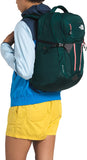 The North Face Women's Recon Backpack, Ponderosa Green/Mauveglow, One Size
