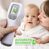 Infrared Forehead Thermometer Digital Non-contact Thermometer Body Temperature Fever Measure Tool for Baby Adult Kids
